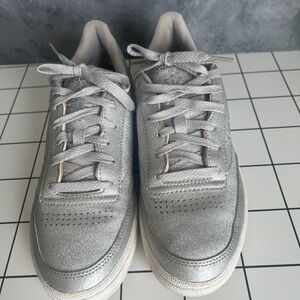 Reebok Silver and White Sneakers Size 7.5 NWOT